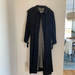 VINTAGE WOOL TRENCH COAT